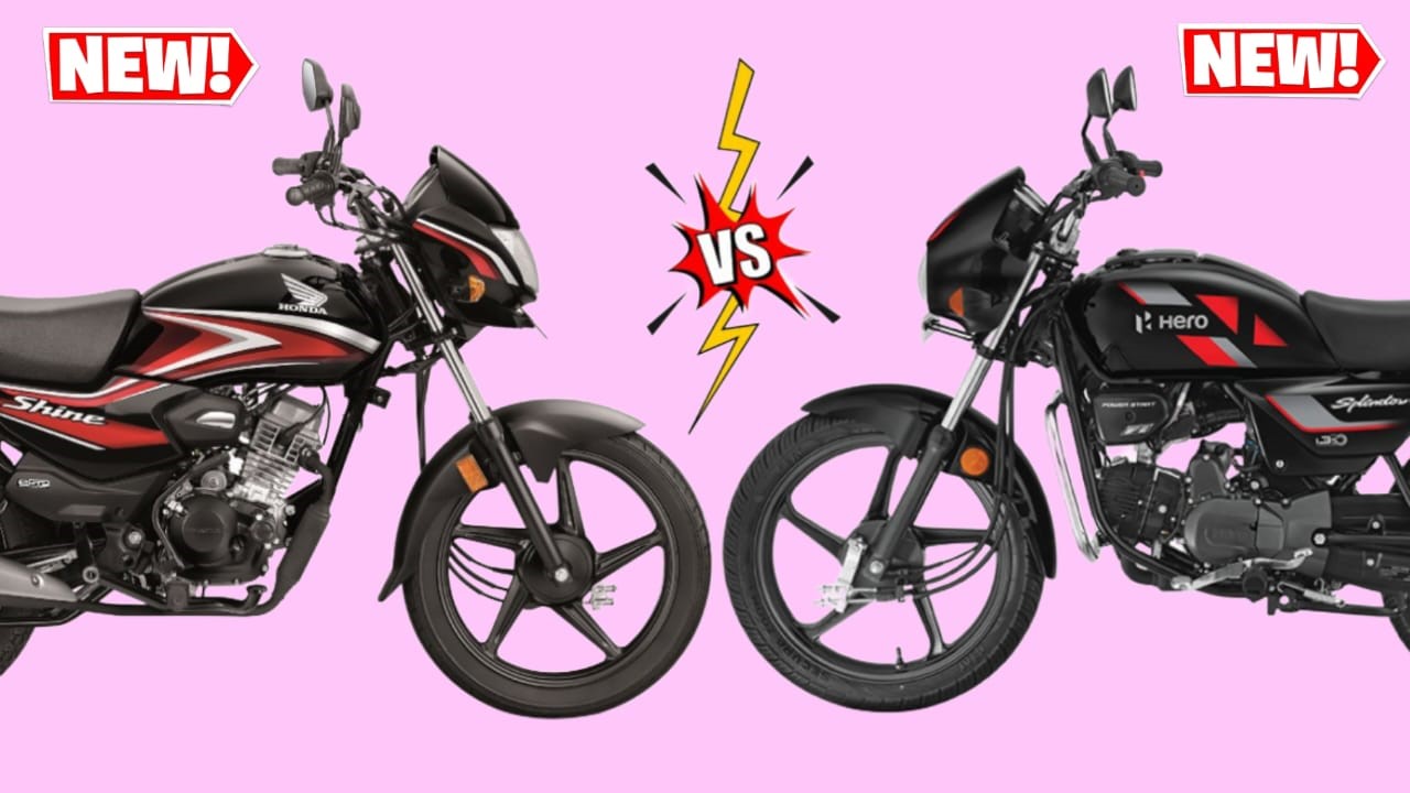 Hero Splendor Plus Vs Honda Shine 100 DX: