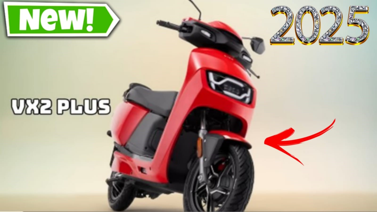 Vida VX2 Plus स्कूटर के डिजाइन एग्रेसिव तरीके से किया गया है |