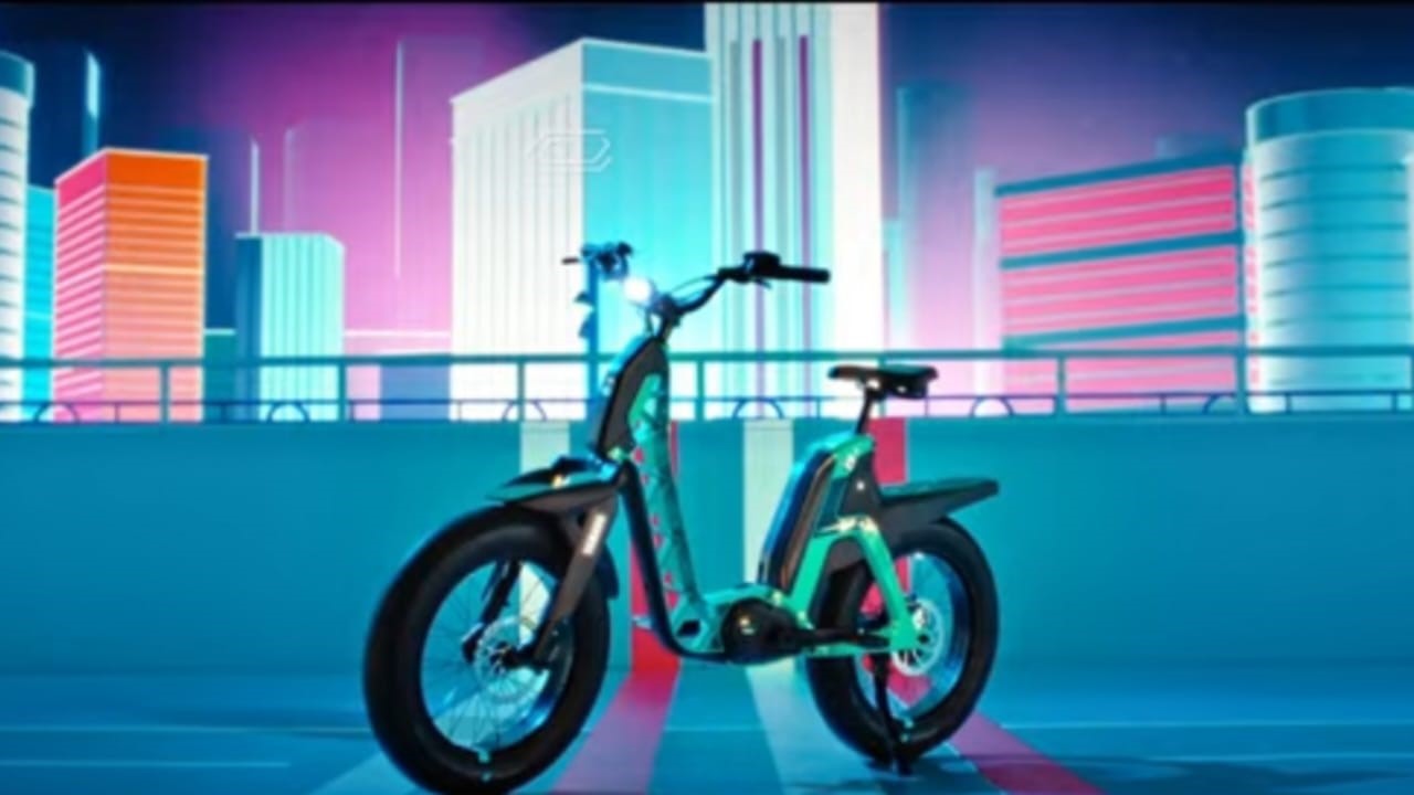 Elecon Folding Electric Cycle: